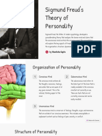 Sigmund Freud's Theory of Personality: by Akanksha Gupta