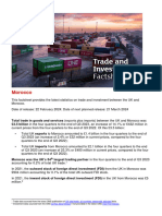 Morocco Trade Factsheet