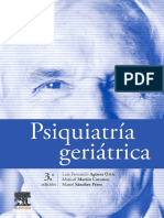 Psiquiatría Geriátrica Luis Fernando Agüera Ortiz, Manuel Martín Carrasco Manel Sánchez
