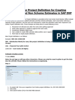 Procedure For Creating Estimate FY2425