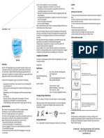 Technical Datasheet 3PLY MASK F103