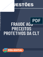 Fraudes Preceitos Protetivos CLT Questoes v1