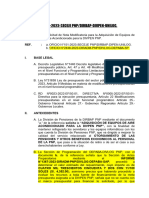 INFORME N°     Solicitud de Nota Modificatoria para la Adquisición de Equipos de Aire Acondicionado