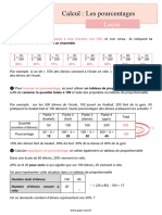 Pecm2 LeÃ On CM2 Les Pourcentages