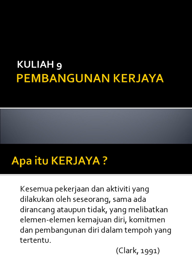 Lecture 6 Pembangunan Kerjaya Pdf Teachers Mentorship