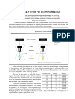 Film Negative ScanningMetric