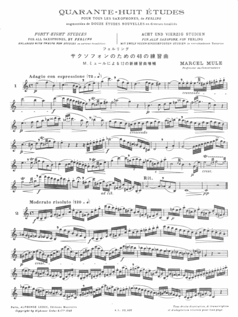 Ferling, 48 Etudes PDF