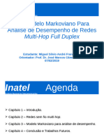 Análise de Desempenho de Redes Multi-Hop Full Duplex