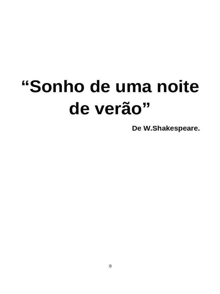 Sonho de Uma Noite de Verao2 | PDF | Teseu | Amor, image size:768x1024