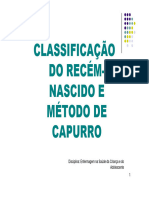 2016 Classificação RN e Teste Capurro