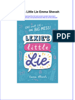 Free Download Lexies Little Lie Emma Shevah Full Chapter PDF