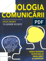 Ivan Ognev, Vladimir Ruseev - Psihologia Comunicarii-Ideea Europeana (2023)