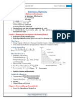 Hydropower Engineering Formula Review