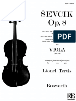 Sevcik Opus 8 Viola 2