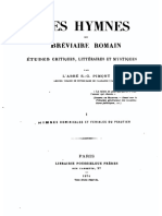 1878 Les Hymnes Du Bréviaire Pimont Volume 1