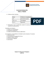 Plan recuperación Física 1° MEDIO