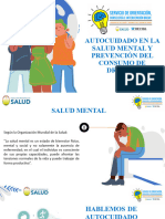 Autocuidado en La Salud Mental y Prevención Del Consumo