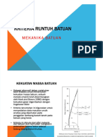 PDF Kriteria Runtuh Batuan Mekanikabatuan - Compress