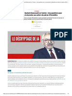 Condamnation de Rached Ghannouchi en Tunisie - Cinq Questions Pour Comprendre La Descente Aux Enfers Du Patron D'ennahdha - Jeune Afrique