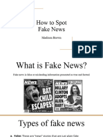 How To Spot Fake News