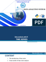 Forecasting Using Time Series Analysis