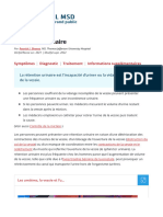 Rétention Urinaire - Troubles Rénaux Et Des Voies Urinaires - Manuels MSD Pour Le Grand Public