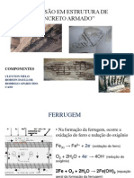 CORROSÃO EM ESTRUTURA DE CONCRETO ARMADO