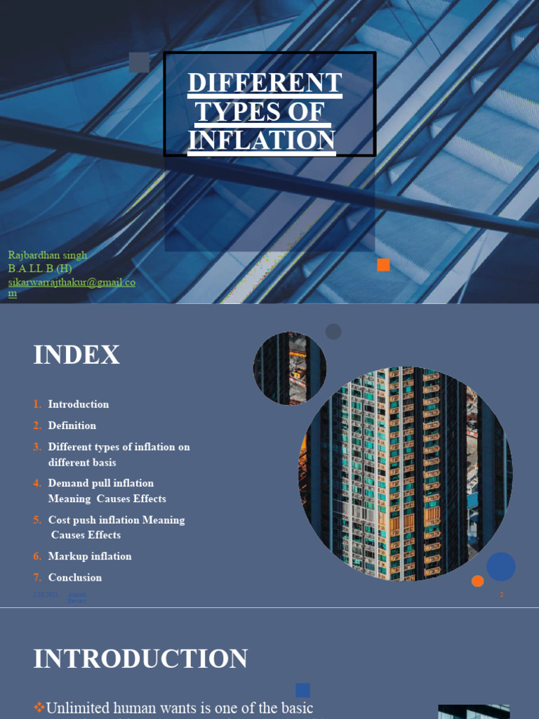 Differenttypesofinflation 210228063138 | PDF | Cost Of Living | Inflation