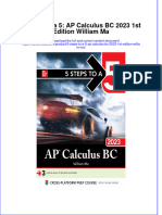 Free Download 5 Steps To A 5 Ap Calculus BC 2023 1St Edition William Ma Full Chapter PDF