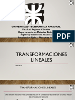 U9 Transformaciones Lineales AV