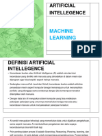 Materi PTD Kecerdasan Buatan MACHINE LEARNING