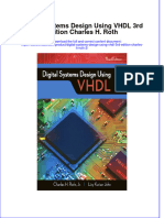 Free Download Digital Systems Design Using VHDL 3Rd Edition Charles H Roth 2 Full Chapter PDF