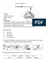 Texto Intructivo Ensalada de Frutas