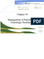 Neurologic Dysfunction CH 66?