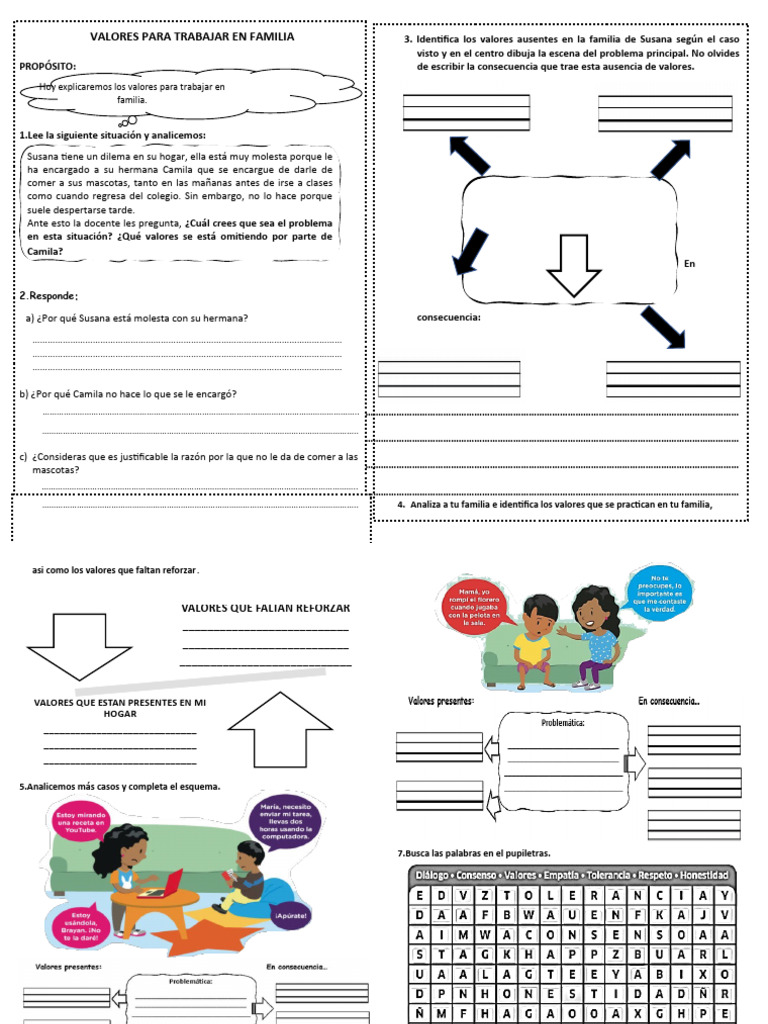 Valores Esenciales en la Familia | PDF | Crecimiento personal y profesional