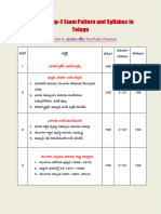 TSPSC Group-2 Exam Pattern and Syllabus in Telugu