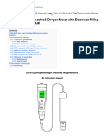 Do 9100 Dissolved Oxygen Meter With Electrode Filling Fluid Manual