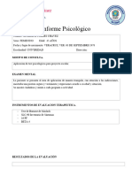 Informe Psicologico Lupe