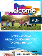 INTERNATIONAL ORGANIZATION RELATED TO CHILD HEALTH.NEW PPT