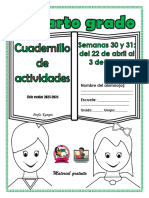 4° S30 y 31 Cuadernillo de Actividades (Anexos) Profa Kempis