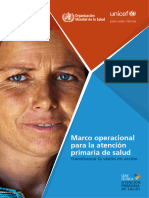 Marco Operacional para La APS