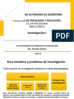 Planteamiento de Problema Investigación