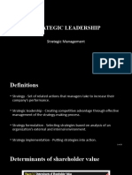 1 Strategic Leadership