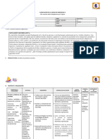 Planificación de La Unidad de Aprendizaje 9