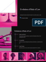 Evolution of Rule of Law