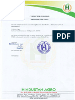 5 - Certificate of Orgin Zero Max