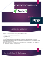 Presentation On Company Deltax