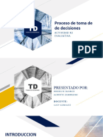 Proceso de Toma de de Decisiones