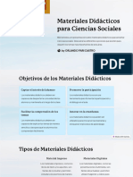 Materiales Didacticos para Ciencias Sociales