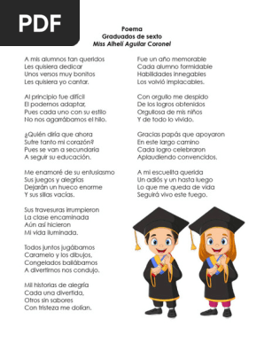 Poemas De Graduacion De Secundaria